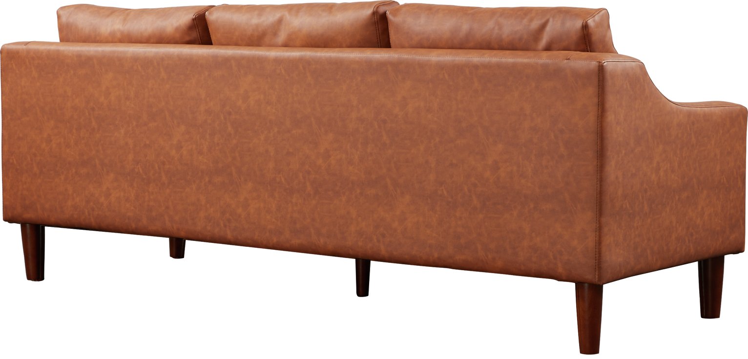 Argos Home Brixton 3 Seater Faux Leather Sofa Review