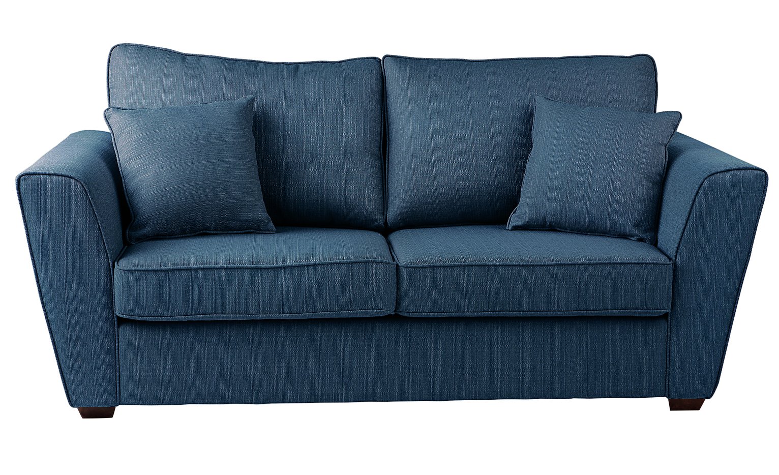 Argos Home Renley 2 Seater Fabric Sofa - Blue
