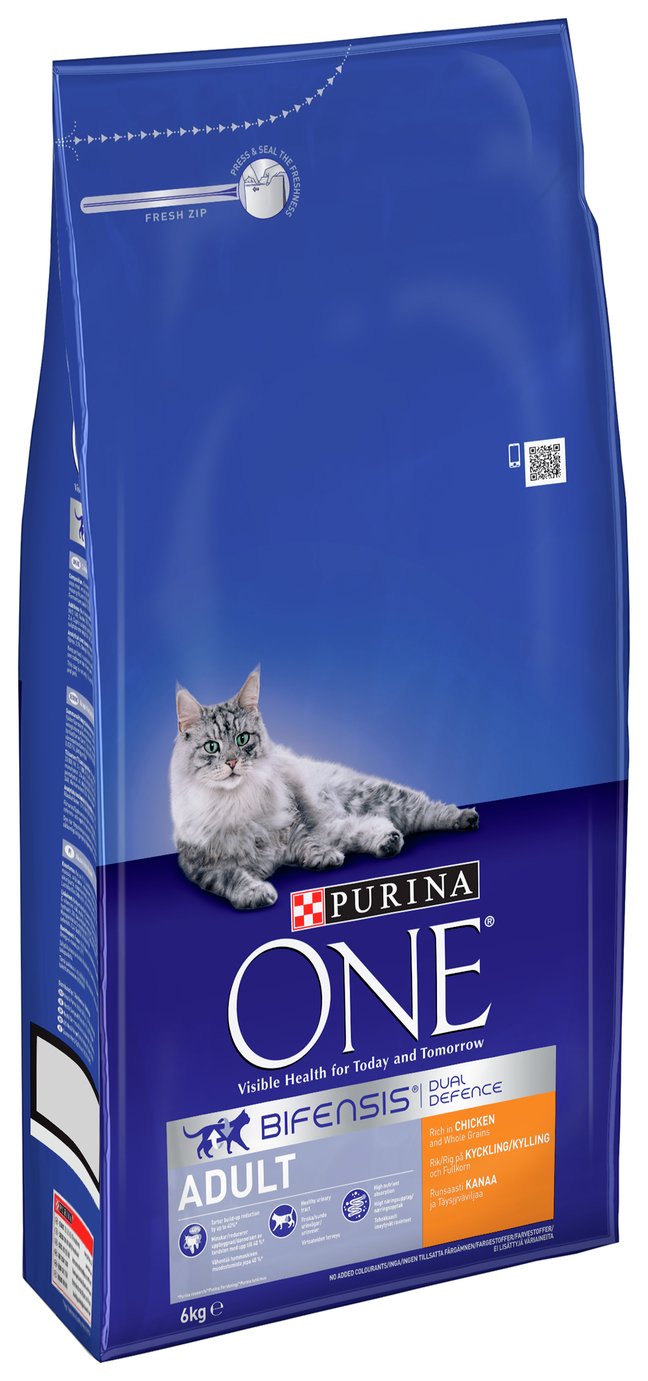 Purina ONE Adult Dry Cat Food Chicken and Wholegrains 6kg Reviews