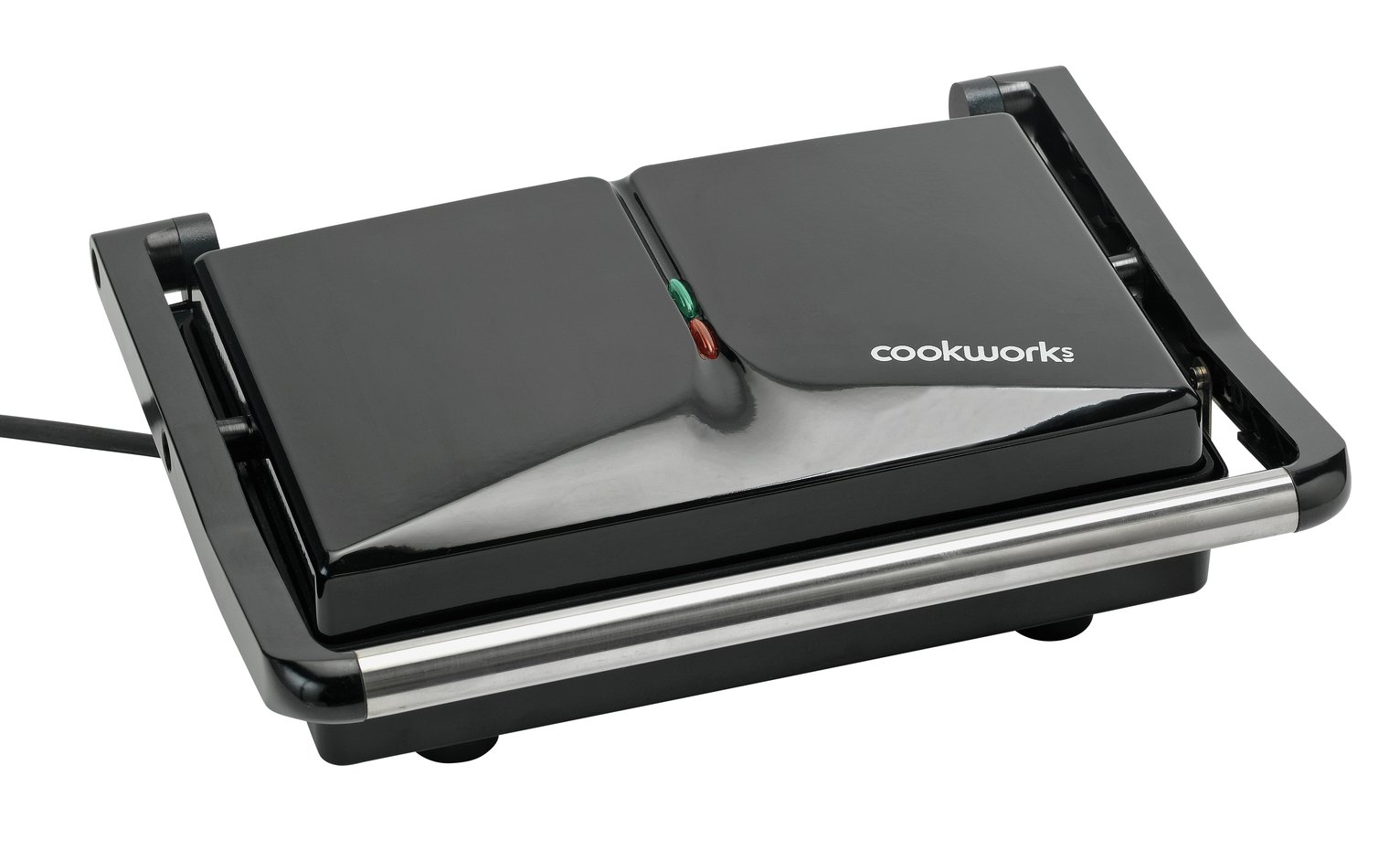 Cookworks 2 Portion Panini Press - Black