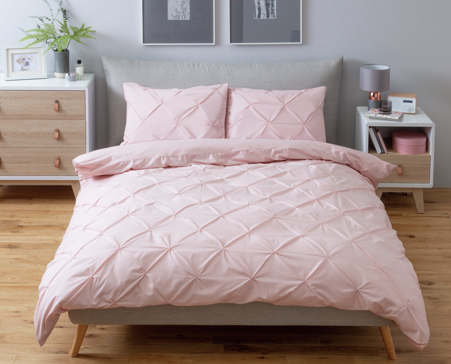 Argos Home Hadley Pink Pintuck Bedding Set Review