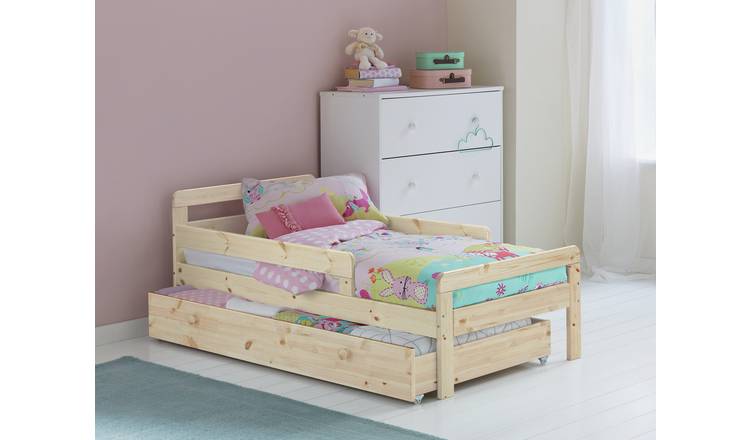 Buy Argos Home Ellis Pine Toddler Bed with Drawer | Kids ...