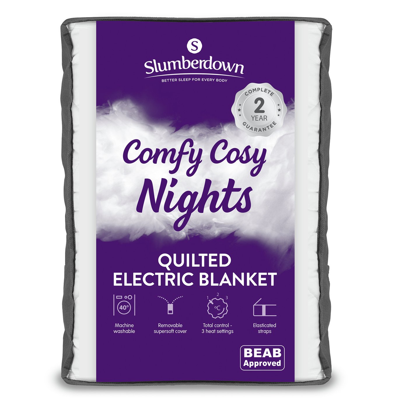 Slumberdown Warm and Cosy Electric Underblanket - Double