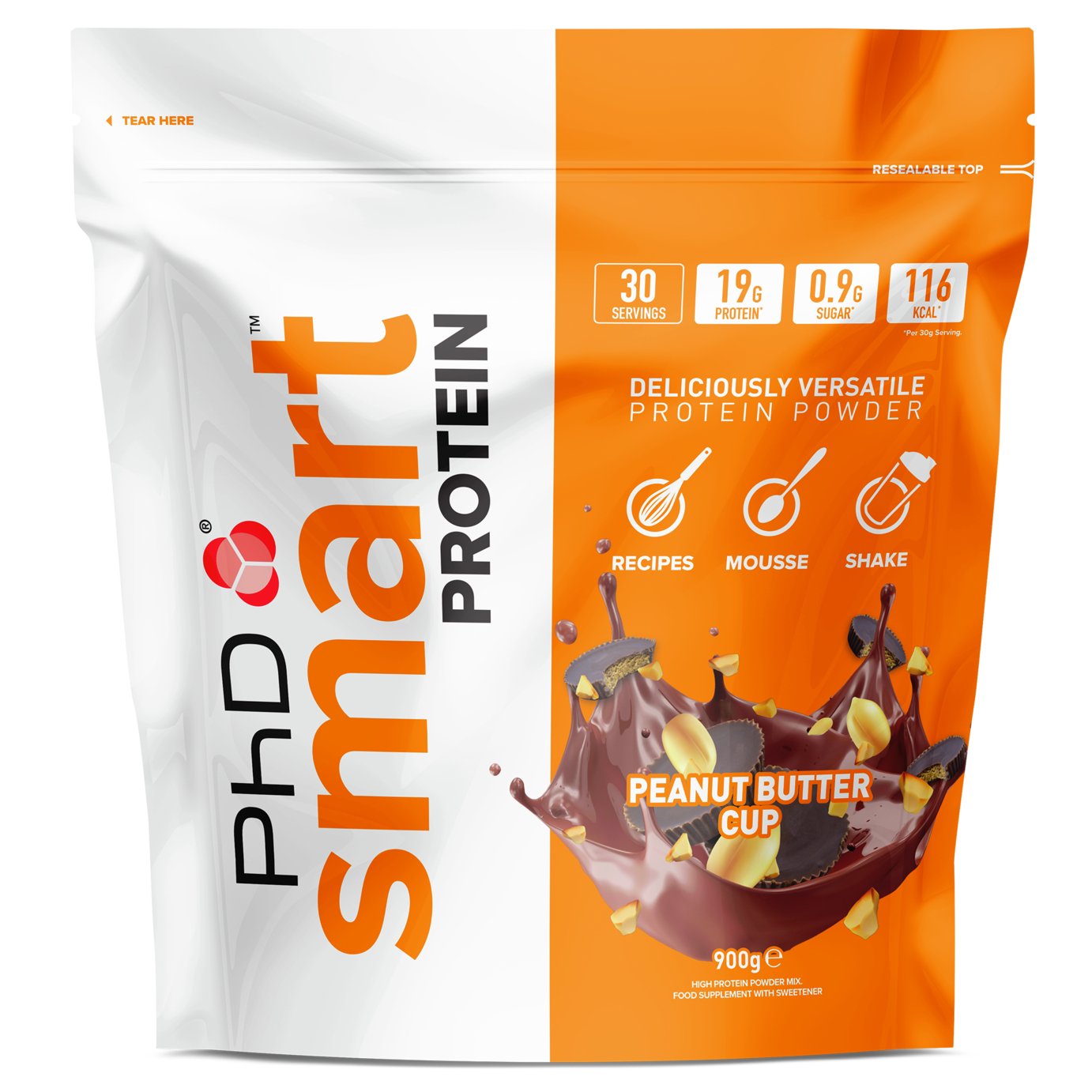 PHD Smart Protein Powder Peanut Butter Cup 900g