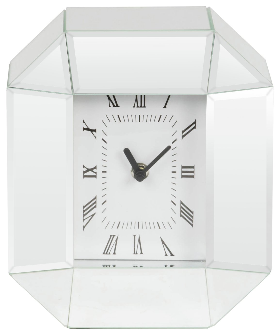 Hestia Mirrored Octagonal Clock