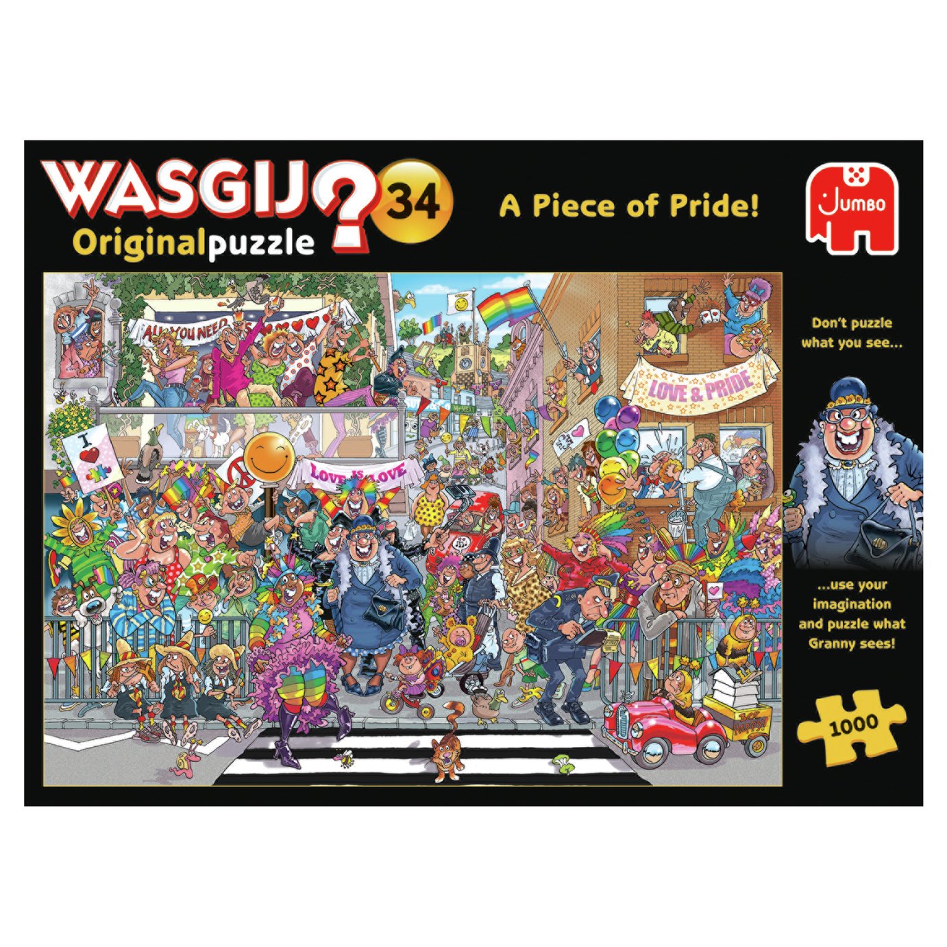 Wasgij Original 34 Piece of Pride Jigsaw Puzzle review