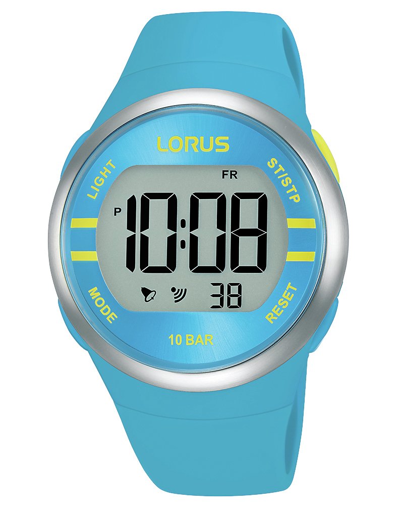 Lorus Men's Digital Bright Blue Strap Watch Review