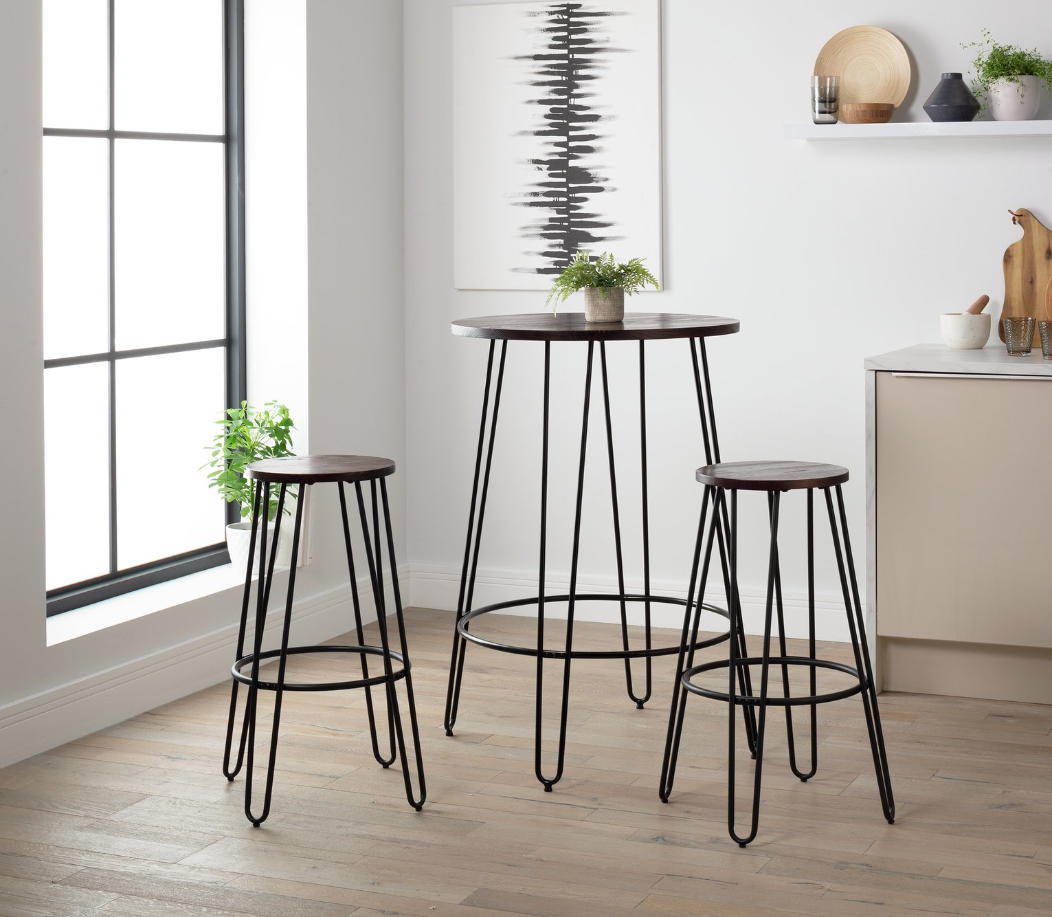 Argos Home Hairpin Bar Table & 2 Stools Review