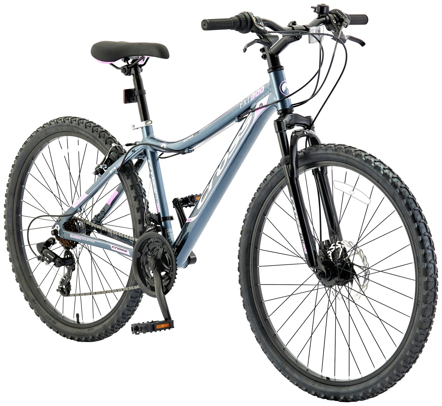 cross fxt30 26 inch wheel size mens mountain bike