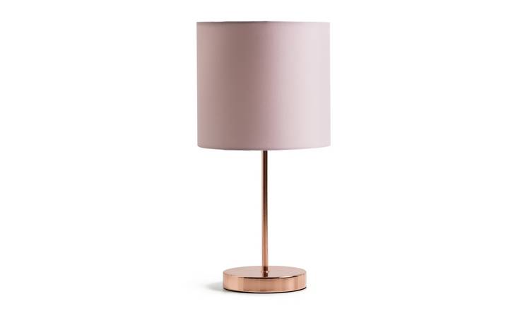 Rose gold lamp deals argos