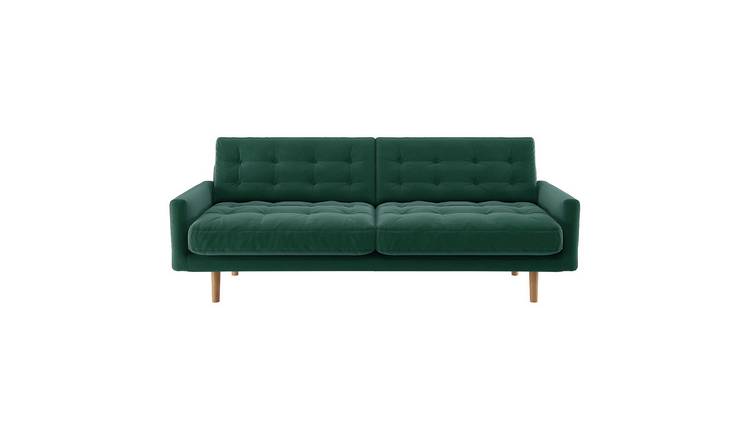 Habitat green velvet deals sofa