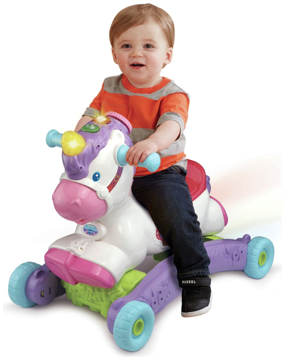 argos unicorn ride on