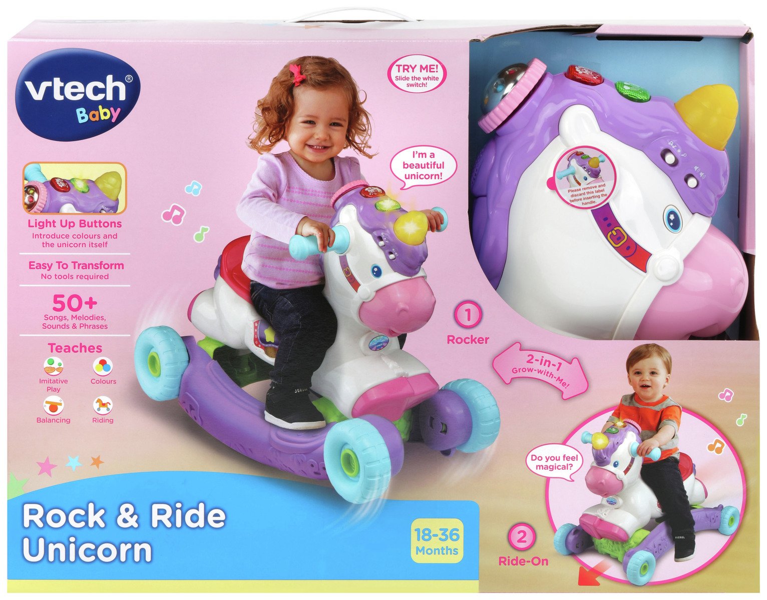 unicorn ride on argos