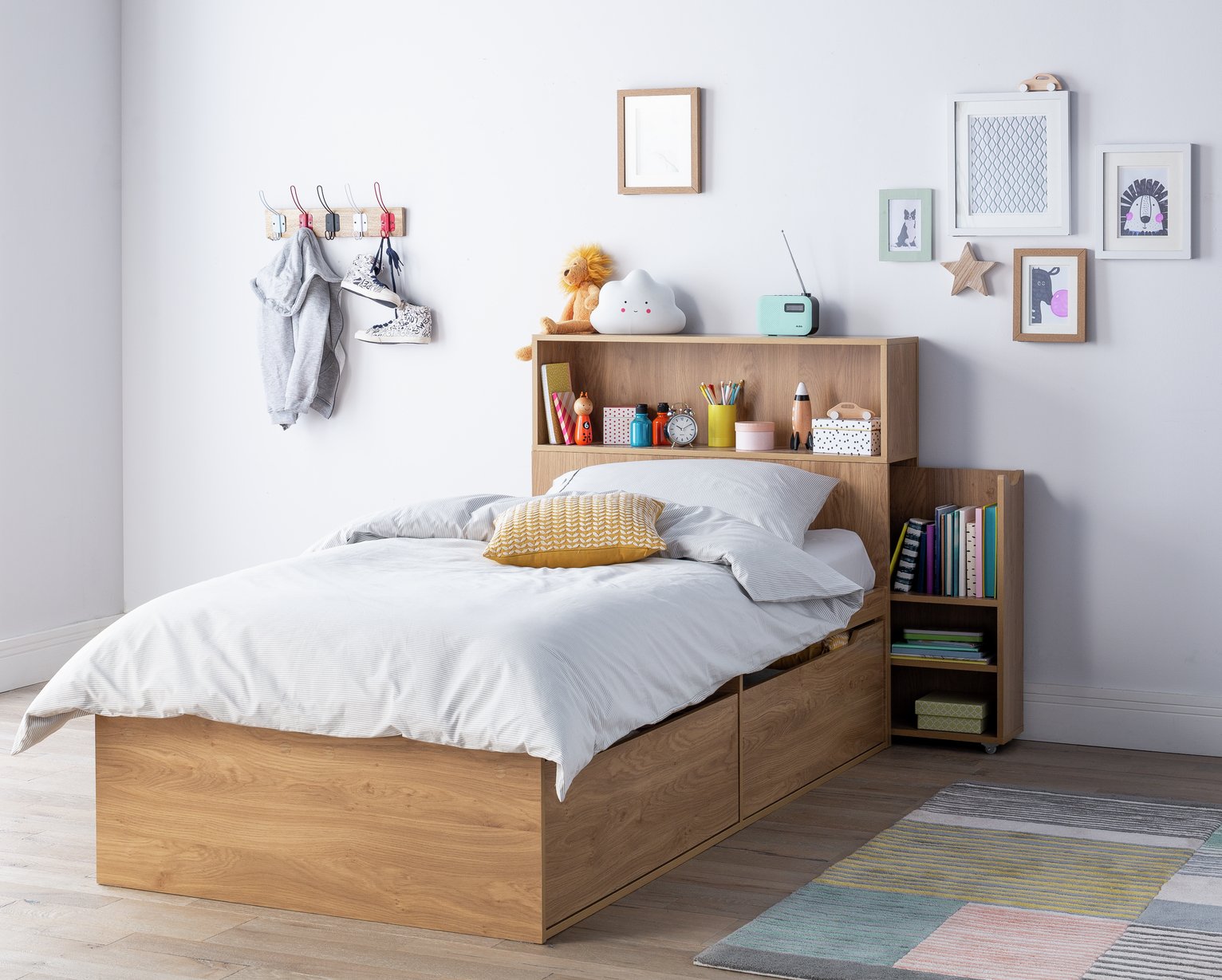 Argos Home Lloyd Oak Effect Cabin Bed, Headboard & Mattress review