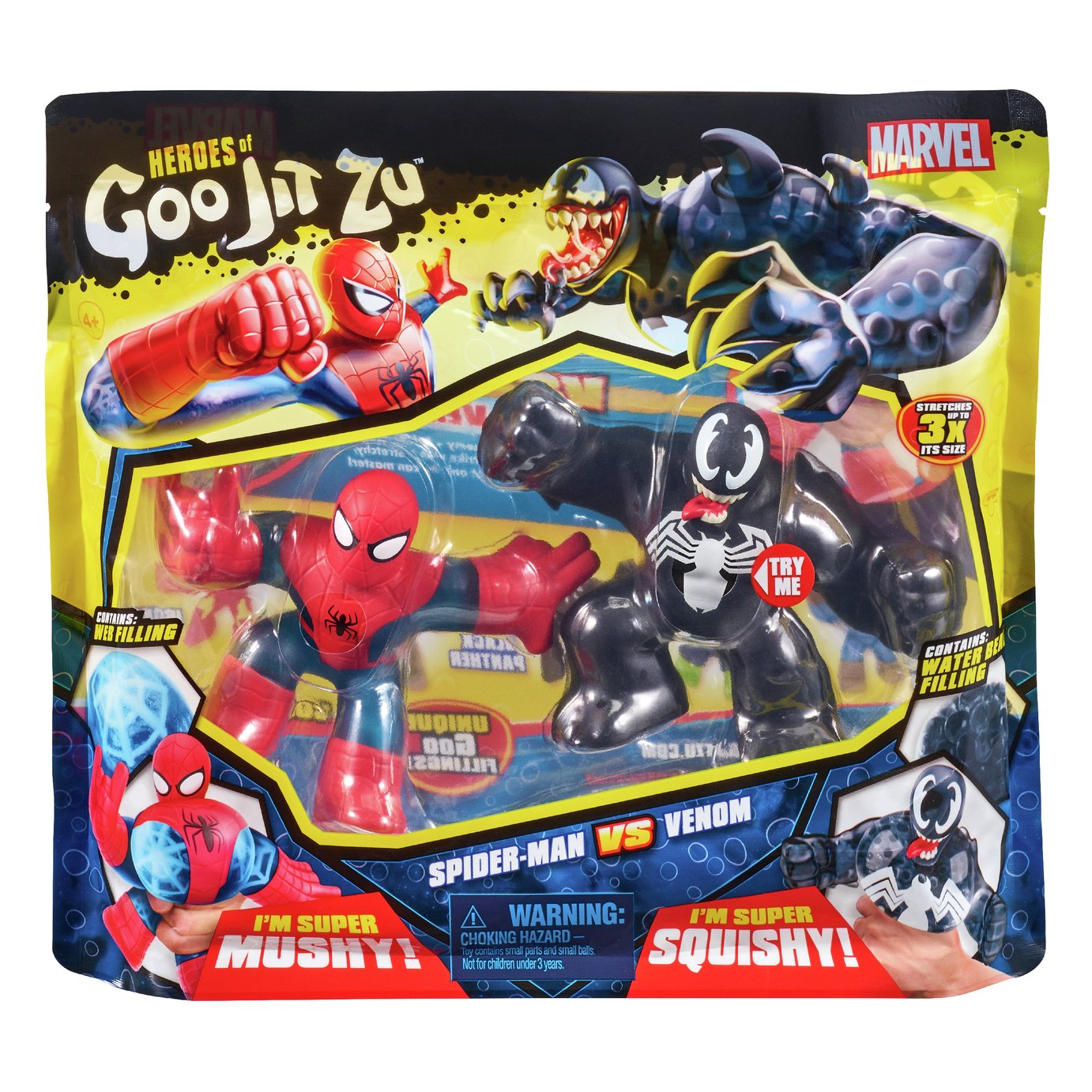 Goo Jit Zu Marvel Spider-Man Versus Venom Pack Review