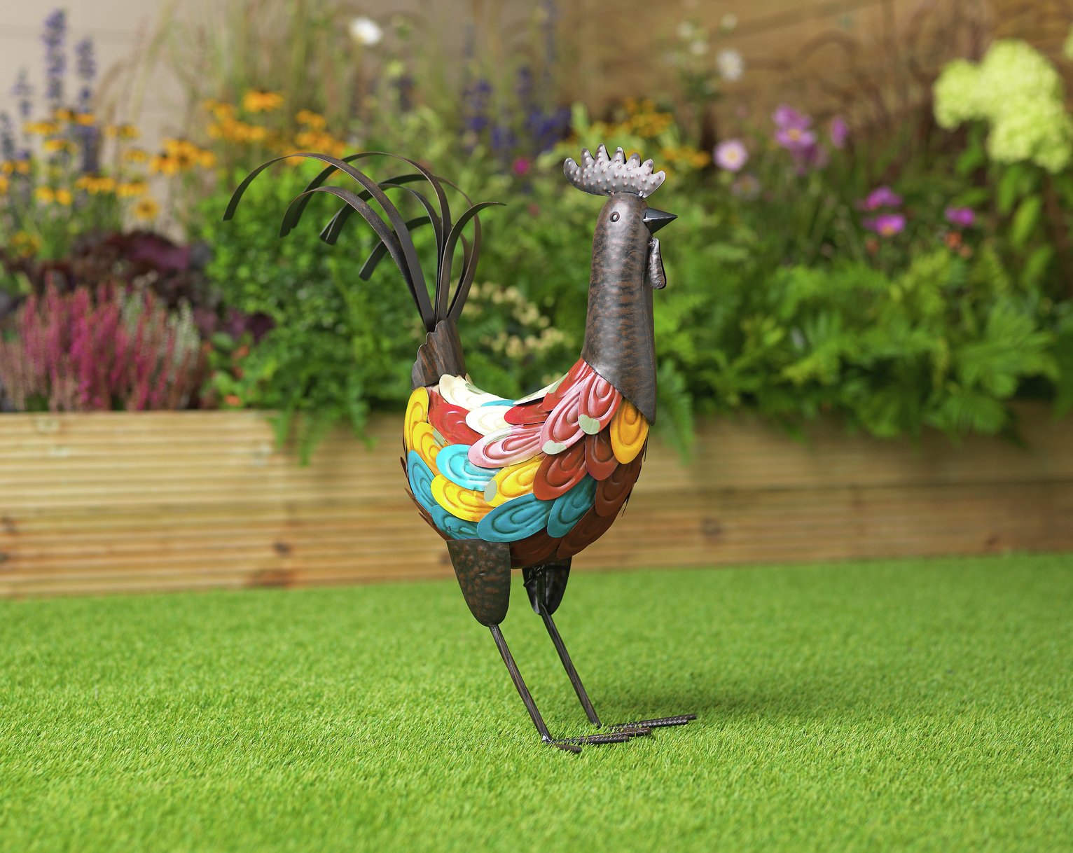 Argos Home Rocky Rooster Metal Garden Ornament review