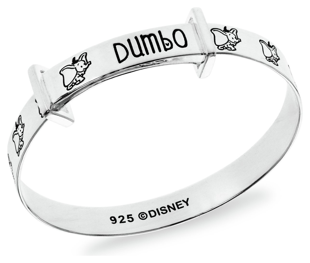 Disney Sterling Silver Dumbo Bangle - 0-18 months