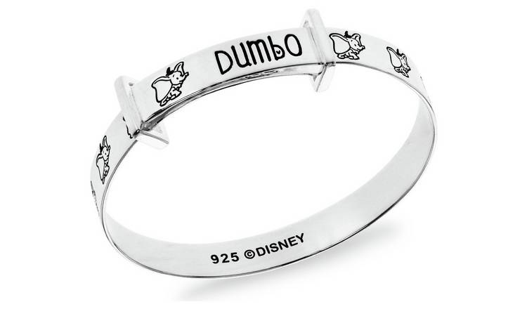 Disney Sterling Silver Dumbo Bangle - 0-18 months