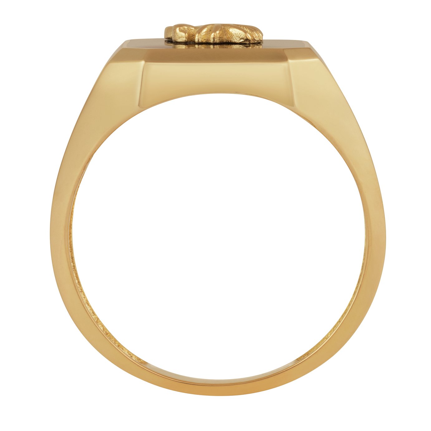 Revere Men's 9ct Gold Plated Eagle Signet Ring Review