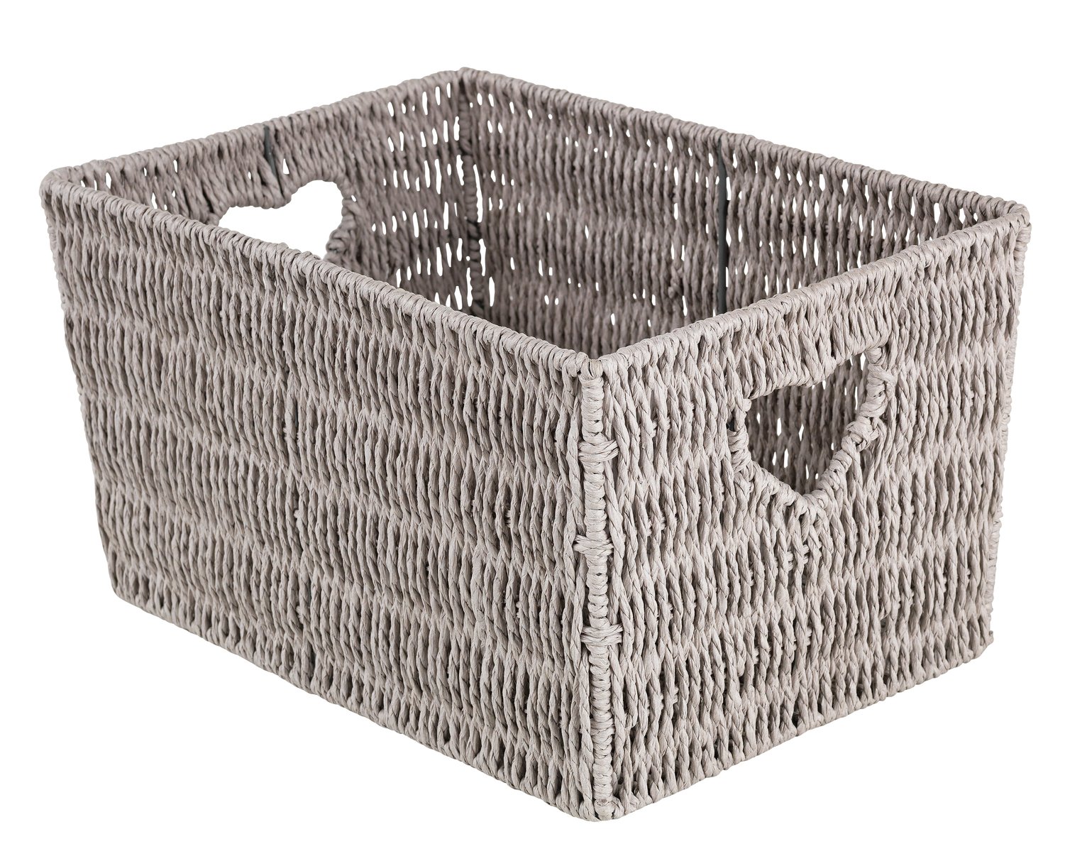 Argos Home Large Woven Heart Storage Basket