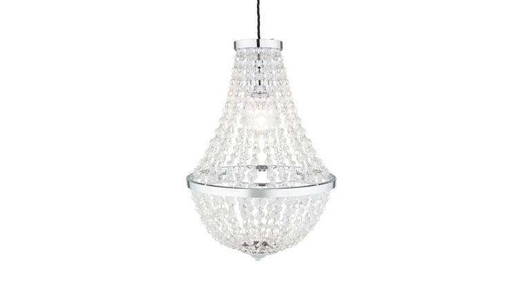 Buy Argos Home Empire Chandelier Light - Chrome | Ceiling lights | Argos