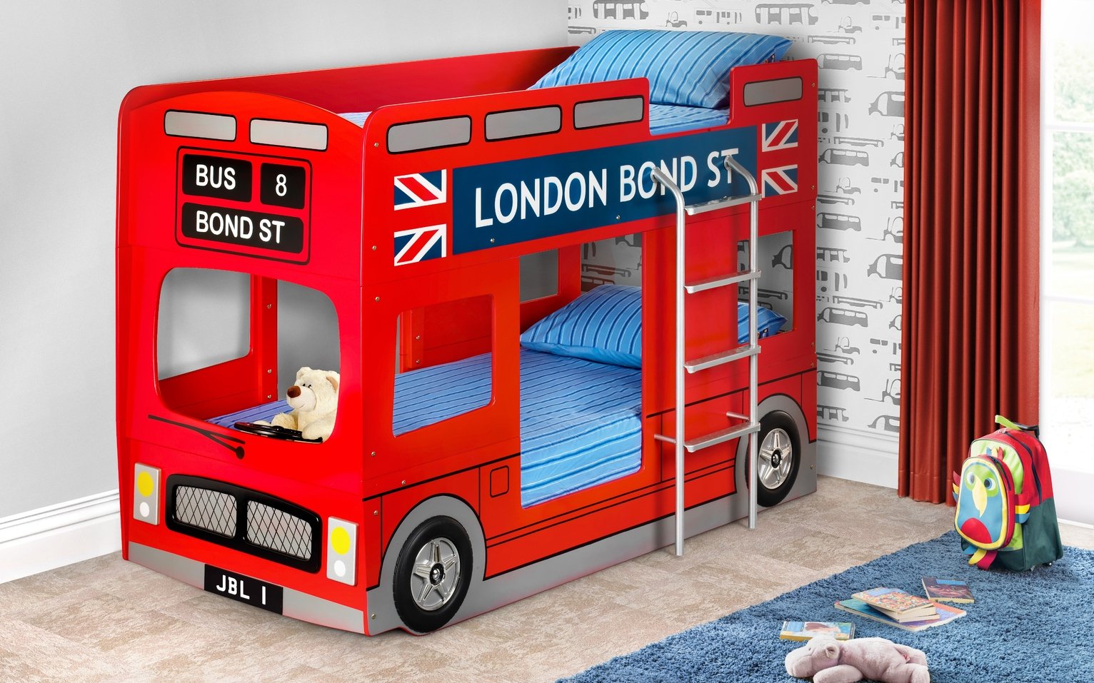 london bus bunk bed