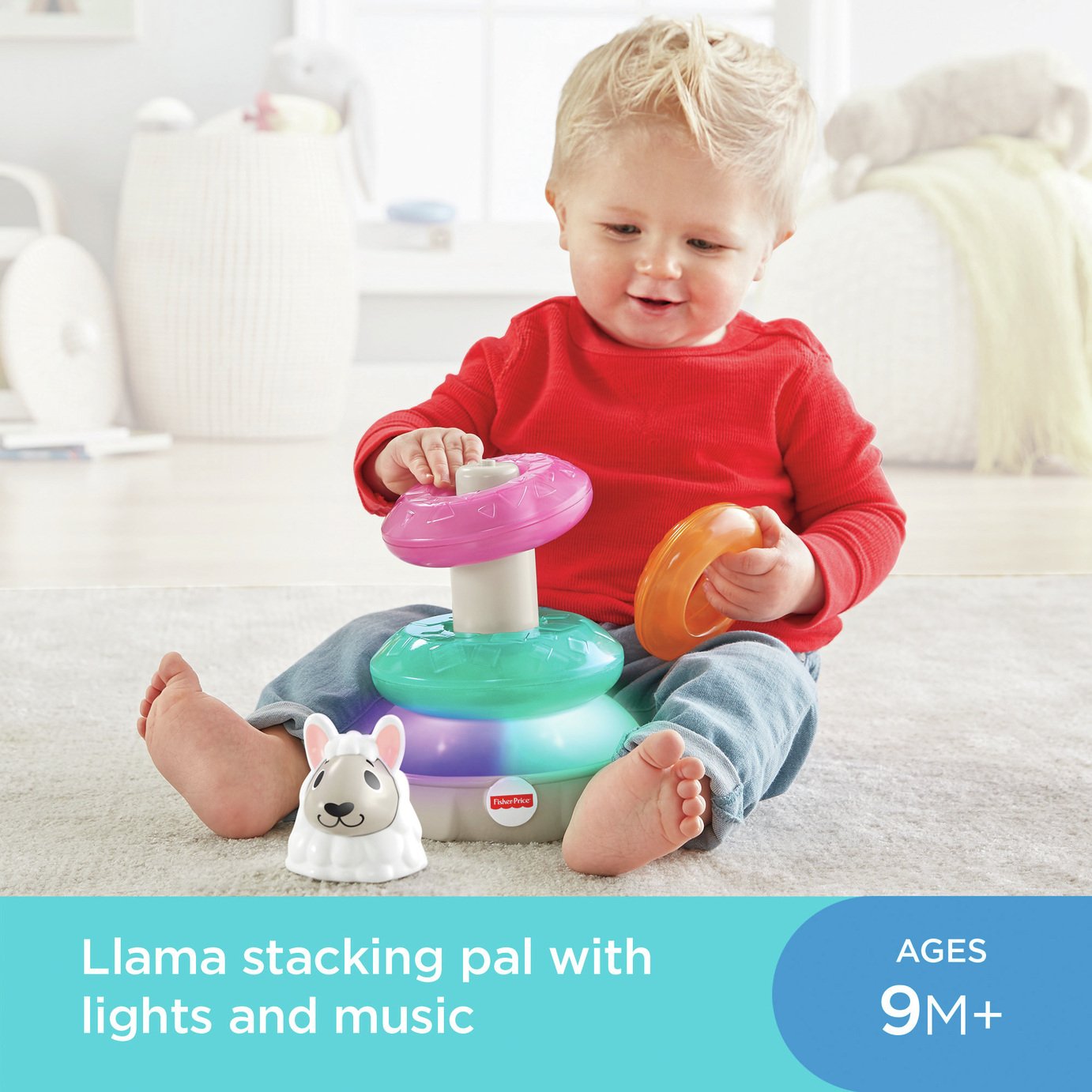 Fisher-Price Linkimals Lights & Colours Llama Stacking Toy Review