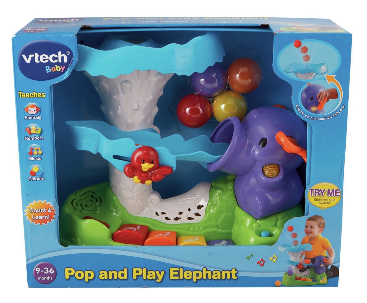 vtech pop and play elephant argos