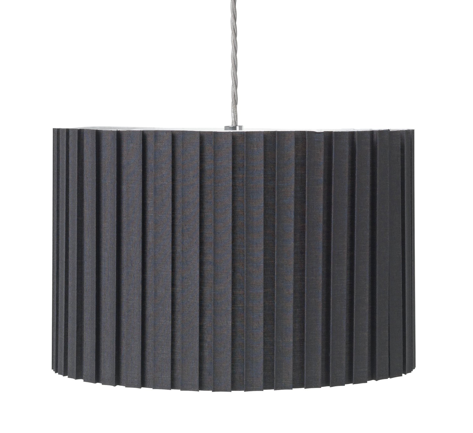 Argos Home Boxpleat Shade - Black