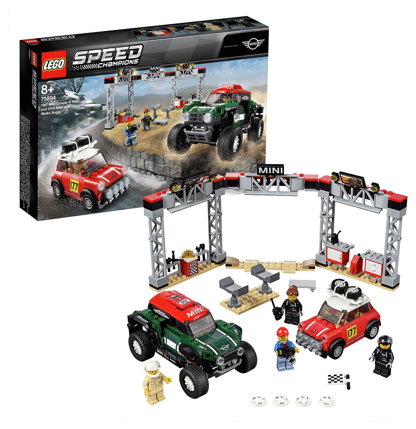 LEGO Speed Champions Mini Cooper Rally Car & Buggy Set-75894