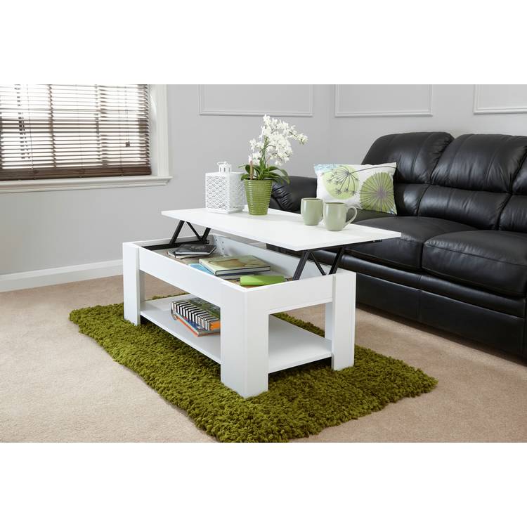 GFW Lifting Coffee Table - White 0