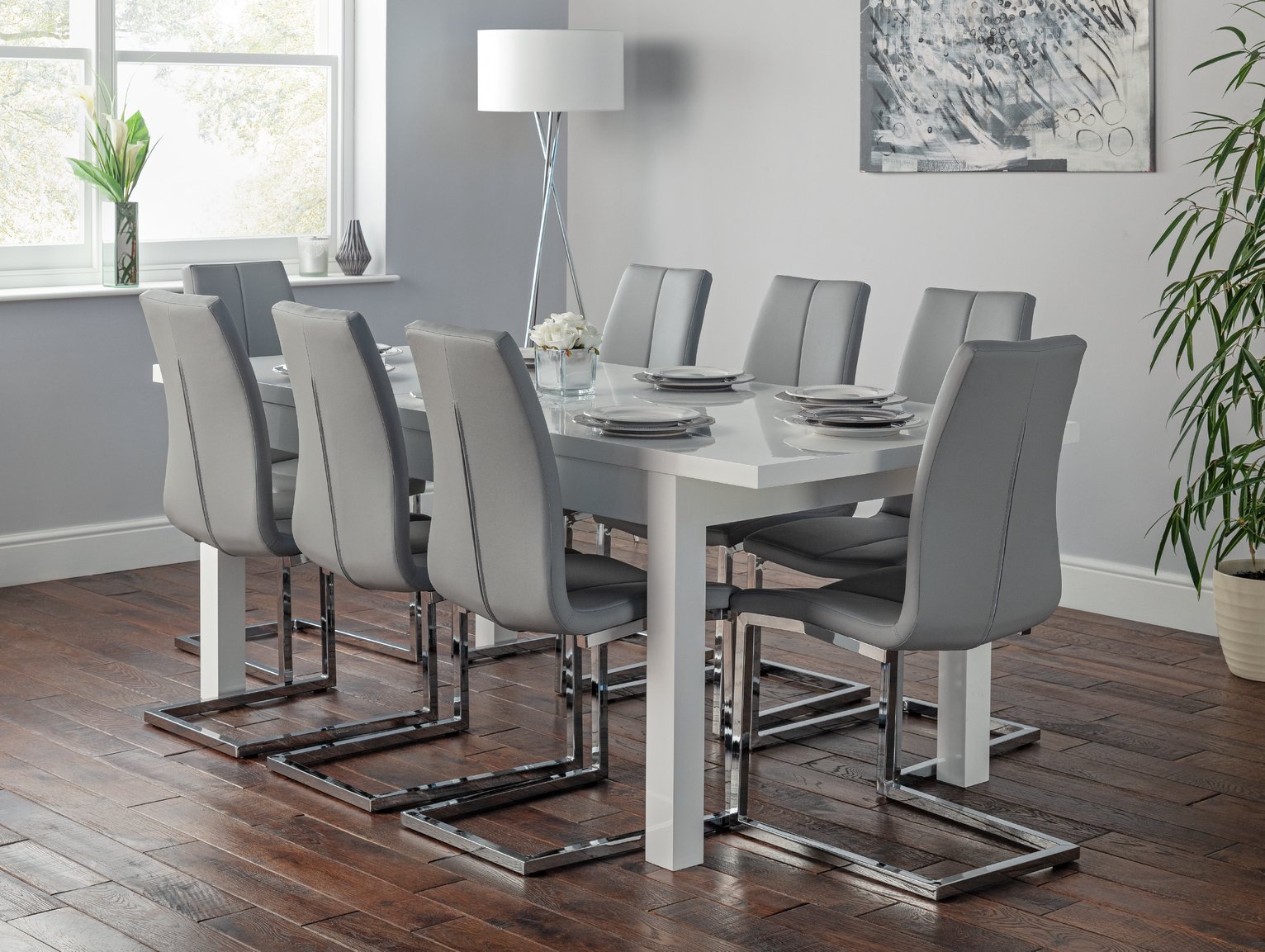 Argos Home Lyssa Extending XL Gloss Table & 8 Chairs Review