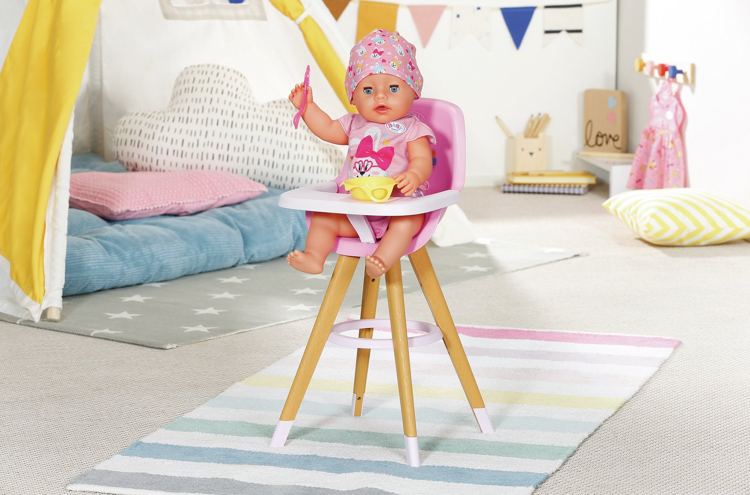 baby born high chair argos