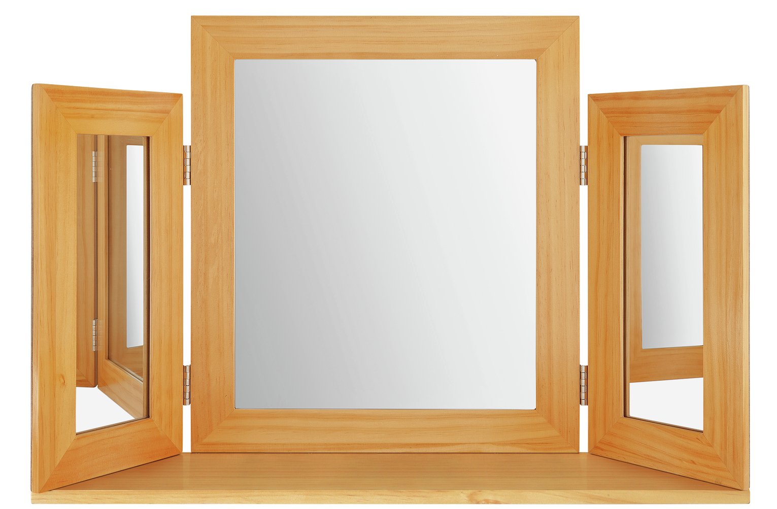 Argos Home Triple Mirror - Oak