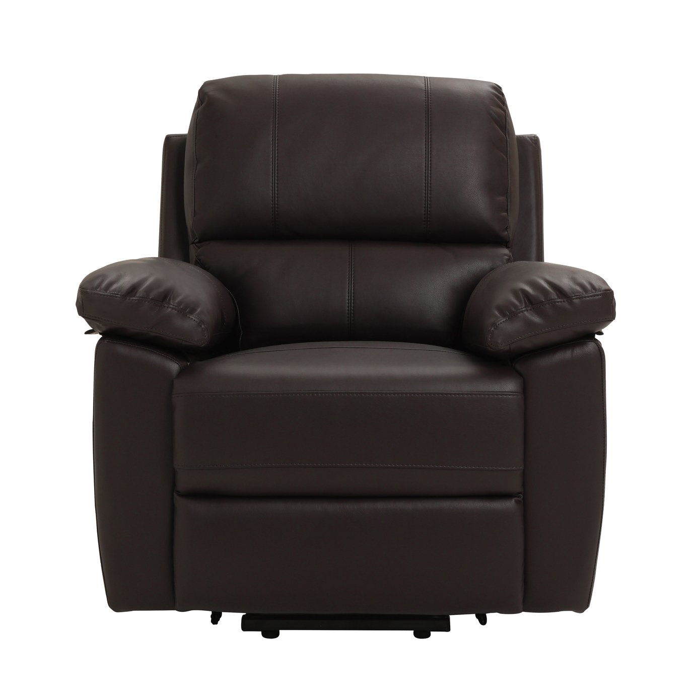 Argos Home Toby Faux Leather Rise & Recline Chair -Chocolate