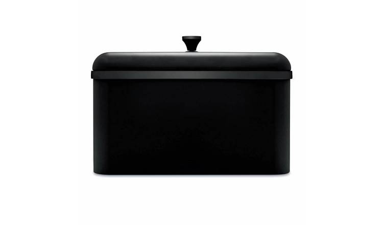 Tower Sera Carbon Steel Bread Bin - Black