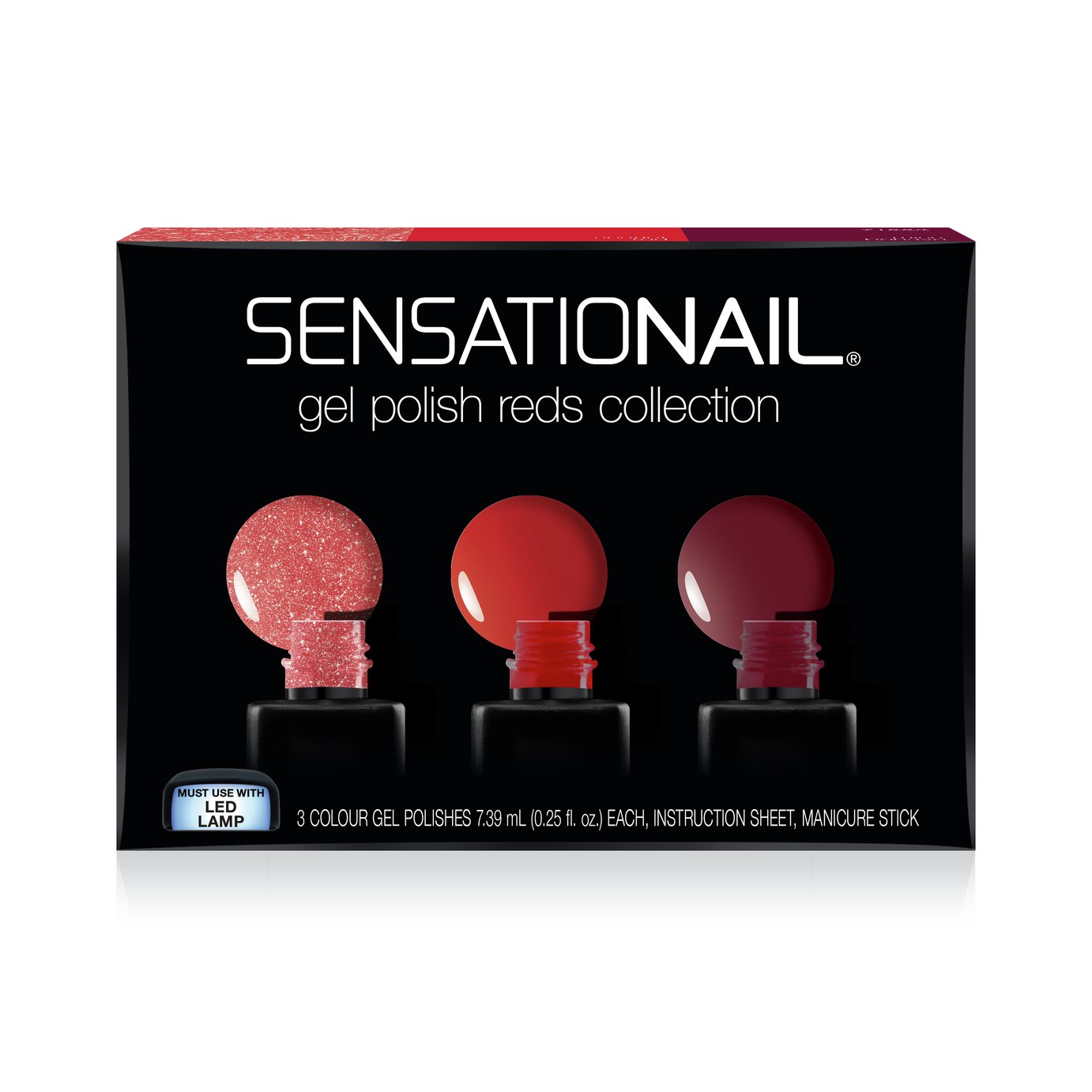 SensatioNail Reds Gel Nail Polish Review