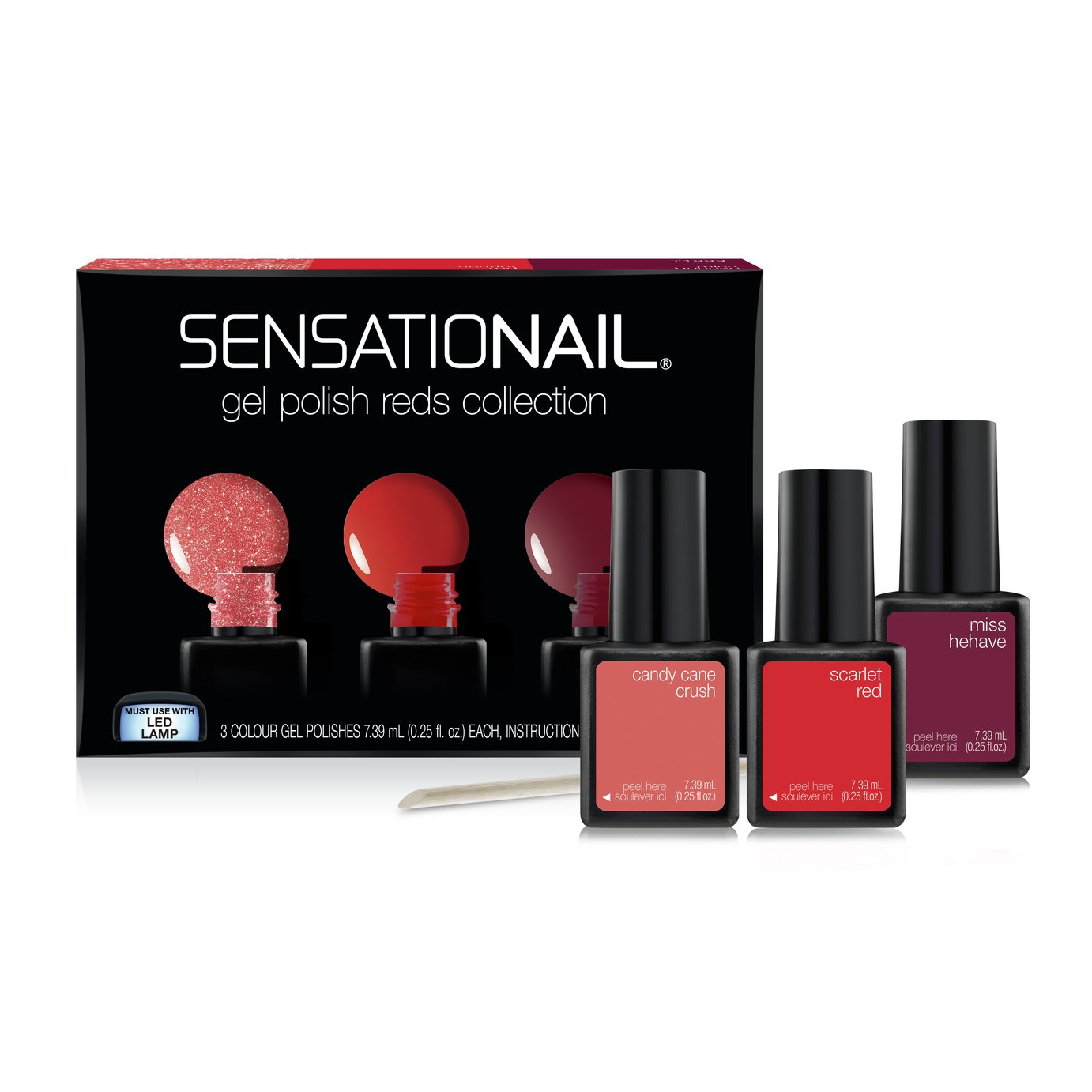 SensatioNail Reds Gel Nail Polish Review