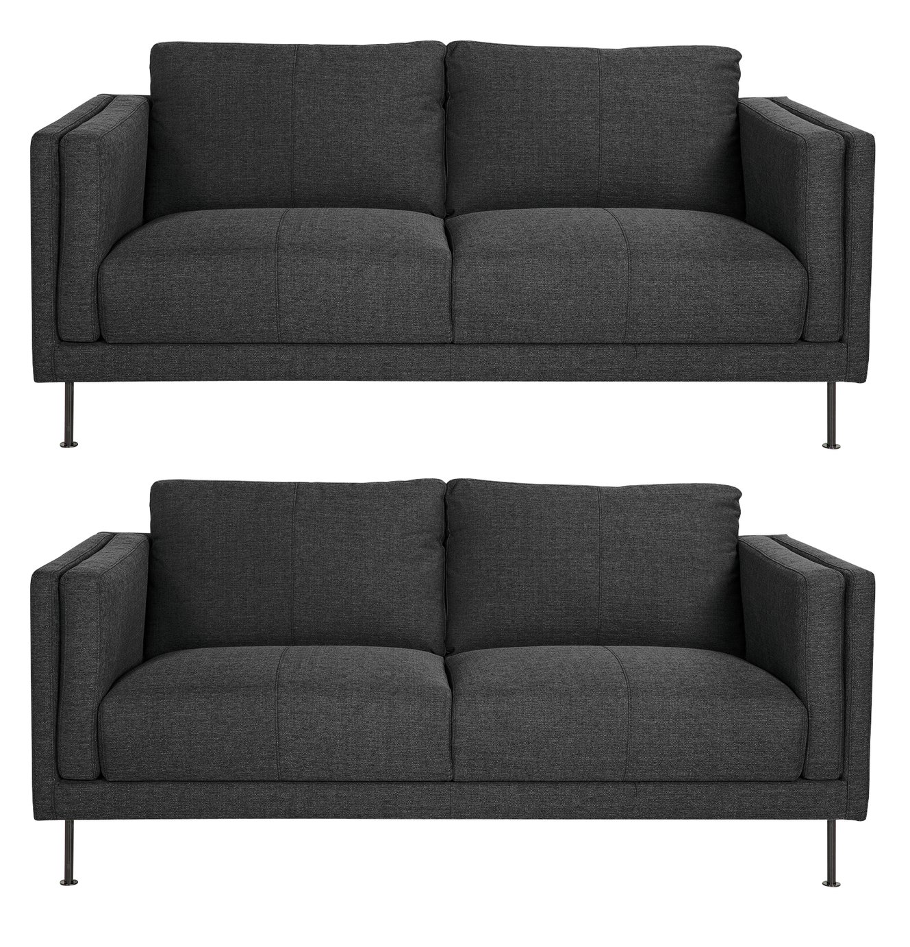 Argos Home Hugo Pair of Fabric 3 Seater Sofas review