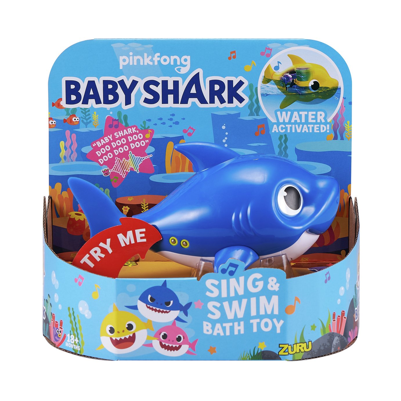 Robo Alive Junior Daddy Shark Sing and Swim Bath Toy review