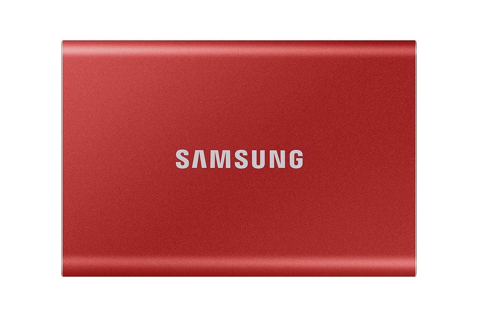 Samsung T7 USB 3.2 Gen 2 2TB Portable SSD - Red