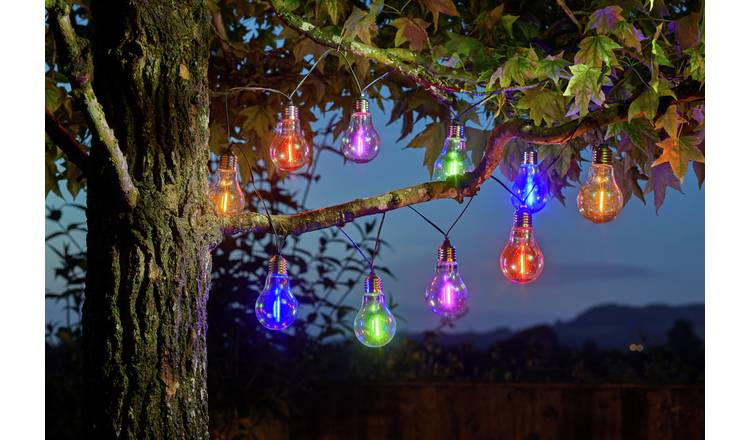 Bulb string deals solar lights