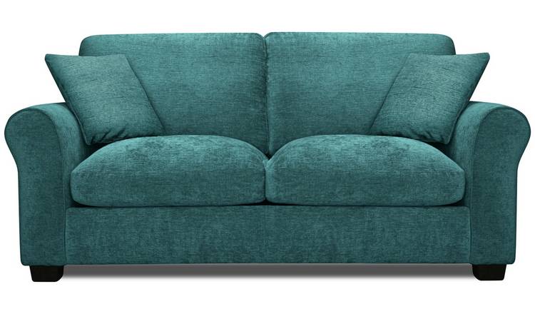 Argos Home Tammy 2 Seater Fabric Sofa bed - Teal