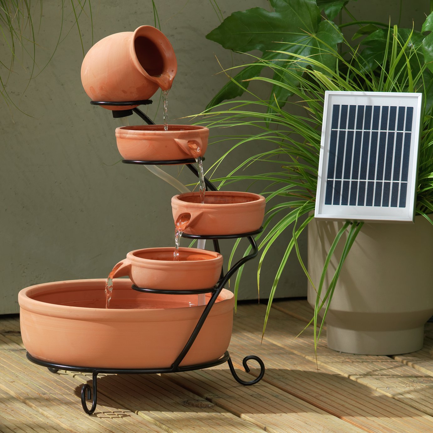 Gardenwize Solar-powered Terracotta Water Fountain Review