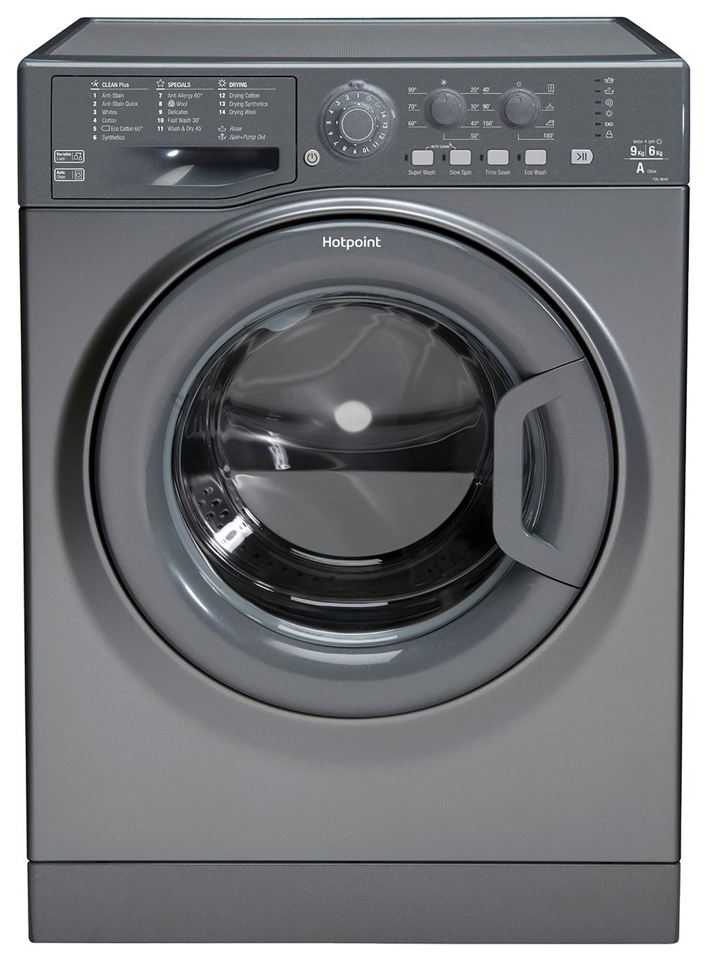 Hotpoint FDL9640GUK 9KG / 6KG 1400 Washer Dryer - Graphite