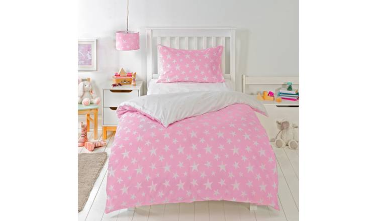 Buy Argos Home Pink Star Bedding Set Single Kids Duvet Sets