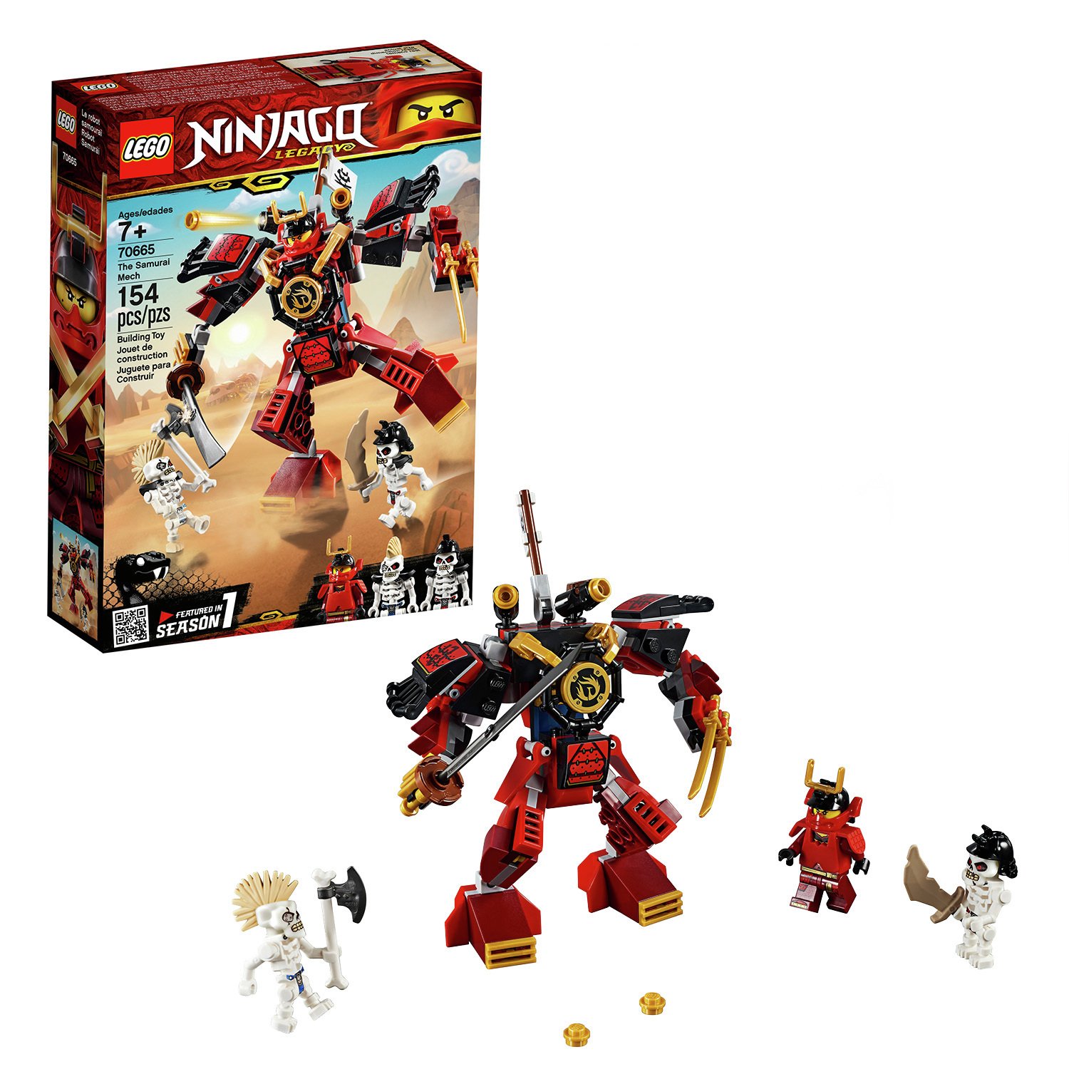 LEGO Ninjago Legacy Samurai Mech Ninja Toy - 70665
