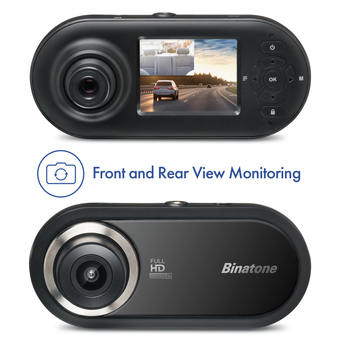 Binatone FHD500GW 1080p Dual Dash Cam