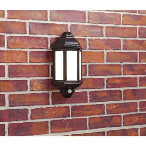 Buy Argos Home Hendon Black Pir Half Lantern Security Light