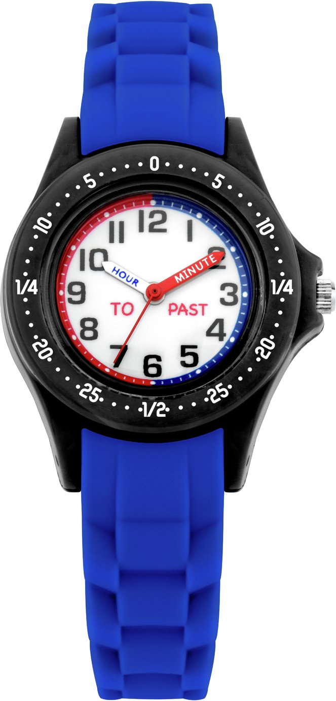 Little Tix Kid's Intercity Blue Silicone Strap Watch